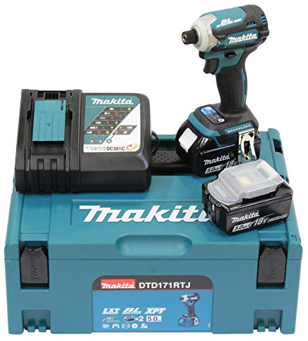 Makita AVVIATORE AD IMPULSI 18V 5Ax2 BL 180Nm