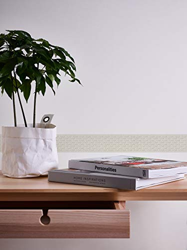 A.S. Création Only Borders 10 369172 Wallpaper Border Self-Adhesive 5 m x 0.05 m Metallic