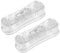 Interruttore a cordone in linea AC 250 V 2 A SPST interruttore a bilanciere per lampada da tavolo camera da letto chiaro confezione da 2