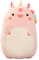 Almohada para Abrazar de Felpa de Dinosaurio, Lindo Animal de Peluche, Juguete de Peluche, Almohada Suave de Dibujos Animados, Almohada para Dormir para Niños (Unicorn, 45cm/17.71in)