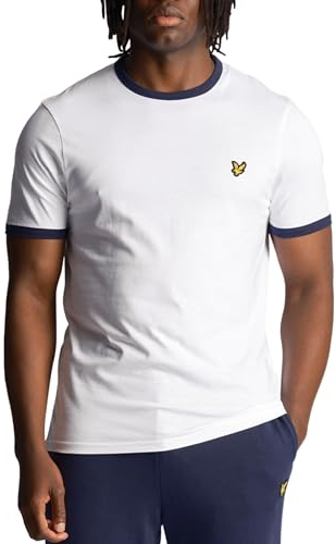 Lyle & Scott Ringer T-Shirts für Herren – 100% Baumwolle | Premium Qualität | XS-XXL