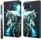 GLANDOTU Cover Samsung Galaxy M53 5G Custodia pelle [Morbido TPU] [Magnet] [Slot per schede], Premium Flip Libro per Cover Samsung M53 5G Custodia (lupo)