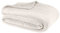 one-home Kuscheldecke 180x220 cm Ecru weiß Flauschig kuschelig Wohndecke Cashmere Touch
