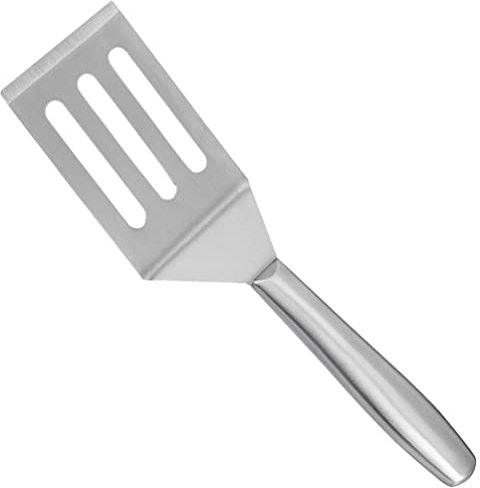 Luxshiny Steak Spatula Metal Spatula Slotted Non-stick Cooking Tool Pizza Accessories Skillet Spatula Turner Grilling Accessories Kitchen Food Shovel Portable Pizza Spatula Stainless Steel