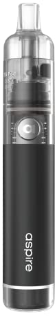 Aspire Cyber G Sigaretta Elettronica a Penna per Svapo di Guancia Senza Nicotina - Pod Mod Kit Trasparente con Circuiti a Vista, Led Colorati e Ricarica Rapida USB-C 1A (BLACK)