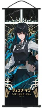 1PC Anime Chainsaw Man Paintings Fabric Cloth Poster Wall Scroll for fans (Style 3)