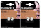 4 x Duracell LR43 186 V12GA (2 Blister mit 2 Batterien) 4 Batterien