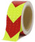 XFXIA Reflektierendes Klebeband Rot Gelb 20m x 5cm Wasserdicht Reflektorband Selbstklebend Warnklebeband Sicherheitsband-Conspicuous Warning Tape für Fahrzeuge,Autos,Anhänger,Draussen
