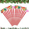 Zkaoai Weihnachten HB Bleistift, 24 Stück Weihnachtsstifte, Schule HB Stifte Set, Holz Bleistifte für Kinder, Bleistift mit Radiergummi, Weihnachten Bleistifte für Kinder Party Gastgeschenk