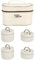 Isolierte -Lunchbox, Tragbarer Lebensmittelbehälter aus Edelstahl mit Tasche, Besteckset (Beige)