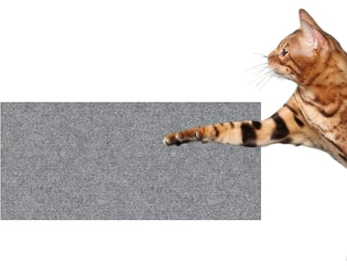 40 x 200cm Kratzmatte Selbstklebend,Katzenkratzmatten Selbstklebend, Climbing Cat Scratcher, Kratzbretter Katze, Kratzschutz Katzenkratzmatte für Schützt Teppiche Sofa Möbelschutz (Hellgrün)
