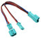 Aqxylzx Getränkehalter, LED-Umgebungslicht, AC/Radio-Adapter, 3-poliges Y-Adapterkabel, passend for F30 F31 F32 F33 F34 F36 F80 F82 F83 M3 M4