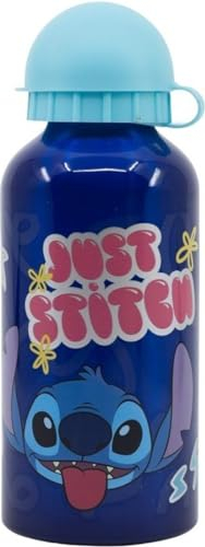 Bouteille d'eau Stitch avec paille – Bouteille d'eau idéale pour filles – Bouteille Lilo et Stitch pour filles – Cadeaux Stitch pour filles – Bouteille d'eau Disney pour enfants (bouteille en