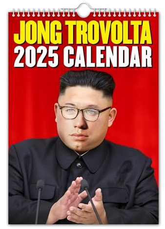 The Calendar King // Jong Trovolta - Wandkalender 2025 (Vollfarbig, A3-Größe)