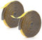 GROOFOO 2 Rollen Dichtungsband Selbstklebend,Auspuff Dichtband, Glasgewebe Hitzebeständig Klebeband,Ofendichtschnur,Dichtband Selbstklebend für Ofen Kaminofen,Ofenrohr,Kamintür (3mm x 10mm x 2m)