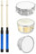 Palillos para batería, palillos de madera,Palillos para batería electrónica - Palillos frescos, juego de palillos de percusión, palillos de batería electrónicos, mango cómodo para bat