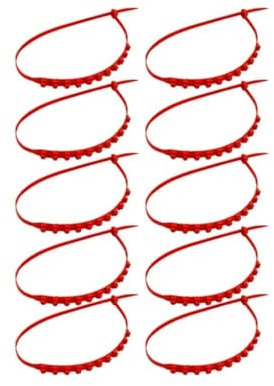 DUANSIYU Schneeketten Winter Auto Schnee Kette rutschfeste Auto Motorrad Outdoor Schnee Reifen Notfall Anti-Skid Reifen Ketten Auto Zubehör 5/10/20/40Pcs Schneekette(10Pcs)