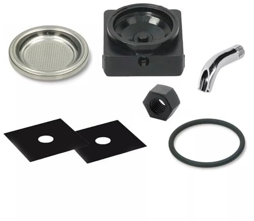 G GRIMALDI Kit Ricambi Compatibili Frog - Vano Porta Cialda - Filtro Doccia - Dado - Oring - Beccuccio - 2x Spessore