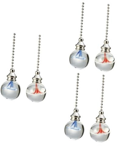 OSALADI 3 Set Di Catenelle Di Estensione Per Ventilatori Da Soffitto Catenelle Decorative Per Ventilatori Da Soggiorno 2 Pezzi * 3