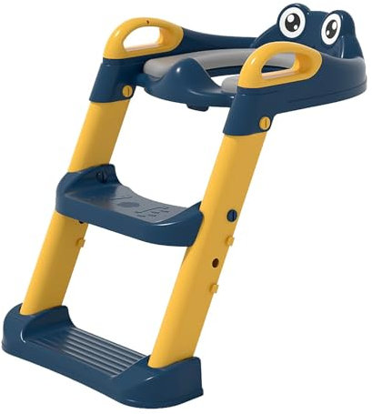 Pcingsia Scaletta per vasino, sedile antiscivolo per bambini, vasino, sgabello portatile sicuro per imparare a usare il vasino per bambini e bambine