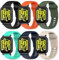 BDIG 6 pezzi Cinturino Compatibile con Xiaomi Redmi Watch 5 Active/5 Lite,22mm Colorato traspirante Braccialetto Sportivo di Ricambio in Morbido Silicone