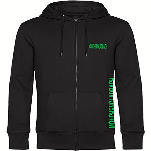 multifanshop Kapuzen Sweatshirt Jacke - Mönchengladbach - Brust & Seite