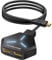 KiWiBiRD HDMI Splitter 1 in 2 Out HDMI Verteiler 2 Monitore Gleichzeitig Duplikator Zwei Monitore 4K 3D 2160p 1440p 1080p HDCP, Kompatibel mit PS5 TV Box Fernseher Gaming PC Laptop Projektor