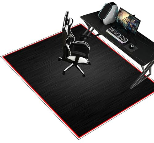 Alfombrilla Protectora Suelo para Silla de Oficina 140 x 180 cm Alfombra Antideslizante Silla Gaming Oficina Escritorio Gamer Alfombrilla Alfombrilla Protección para Suelos Duros, Laminado, Parqué