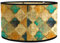 Pantalla de Lámpara, Pantalla E27 para Lámpara de Mesa Apliques de Pared Pantallas Decorativas Pantalla de Lámpara Vintage para Colgar Pantalla de Lámpara de Pie para Dormitorio Estudio (Vistoso)
