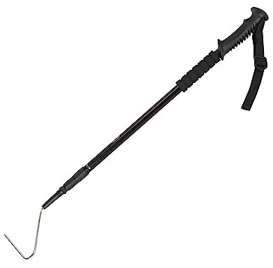 Cazador de Serpientes, Gancho de Serpiente Retráctil Ergonómico de Acero Inoxidable Gancho Portátil Ajustable Reforzado con para Reptiles