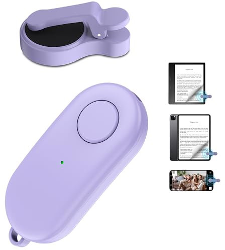 Remote Control Page Turner for Kindle Paperwhite Oasis Kobo eReaders,Kindle Clicker Page Turner Accessories for iPhone,iPad, Android Tablets Reading Novels,Camera Video Record&Shutter Selfie