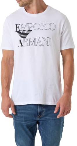 Herren Bold Logo Crew Neck T-Shirt Weiß XL