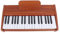 UPALDHOU 37 Keys Piano Keyboard 37 Key órgano Electrónico 3 Octavas Completas Compact Lightweight Imitation Diseño de Grano de Madera con 22 Cm Teclas Estándar para Niños Educación Musical