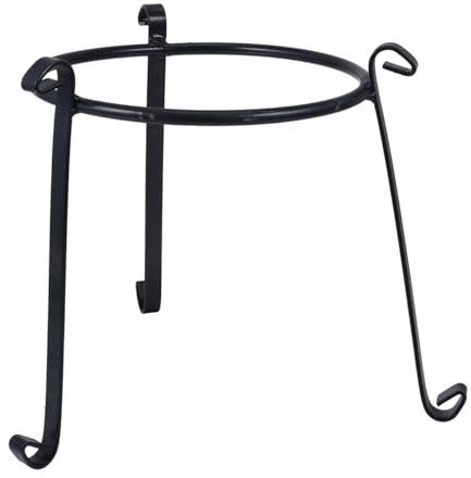 Milisten Eisen Pflanzenständer für Blumentöpfe Stabiler Metallständer für Garten Balkon Breit Eleganter Blumentopfhalter Schwarz für und Außenbereiche