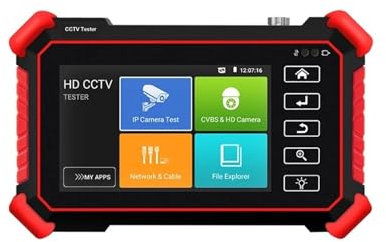 Tester per telecamere a circuito chiuso Tester IPC Da 4 Pollici 8K Supporto 8MP AHD/CVI/TVI Tester For Telecamere Analogiche Monitor CCTV Tester For Tester For Telecamere IP(IPC-1900C)