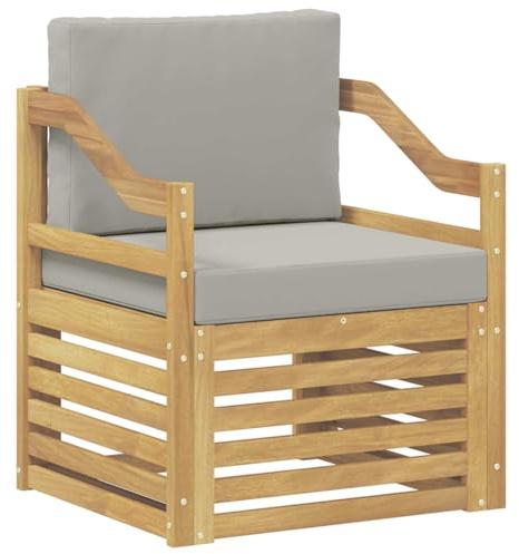 vidaXL Outdoor-Sofa Polyester Weiß, Moderne Outdoor-Couch, modulare Möbel, wetterfestes Gartenlounge, Bequeme Terrassen-Sitzgruppe
