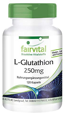 Fairvital | L-Glutathion 250mg - 120 Kapseln - VEGAN