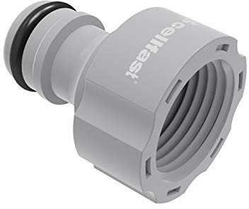 Cellfast Universal Anschlussstück mit cellPRO™ Innengewinde G3/4 für Wassereinlass mit Innengewinde, hohe Qualität, 51-655, Grau