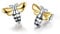 ✦ Teenager Mädchen Geschenke ✦Springlight Kleine Biene Ohrringe Silber 925 Schöne Honigbiene Bee Ohrstecker Kinder Ohrringe Handmade Schmuck Damen Jugendweihe Geschenke Mädchen.