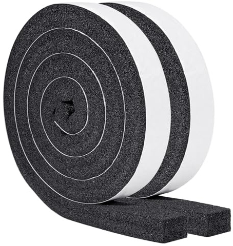 Yotache Air Conditioner Window Seal Kit - 1x1, 13Ft (6.5Ft x 2, Black)