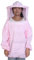 Jacksking Imkeranzug, Imkerei-Jacke, Berufsimkerei-Schutzjacke-Anzug-Biene, die Mantel-Imker-Ausrüstung hält(Rosa)