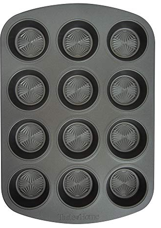 12 Muffinformen, Metall, antihaftbeschichtet