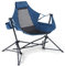 ALPHA CAMP Hammock Camping Chairs Folding Rocking Chair with Cup Drink Holder Steel Heavy Duty Portable Chairs with High Back Outdoor Oversized Chair for Lawn,Backyard,Picnic,Capacity-350lbs
