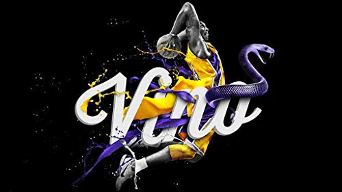 Poster Lakers Artwork Kobe Bryant Star Basketball USA