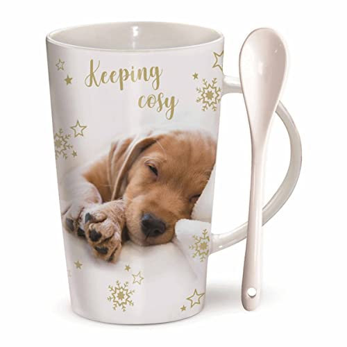 Otter House Keeping Cosy Dog Choco Latte Mug