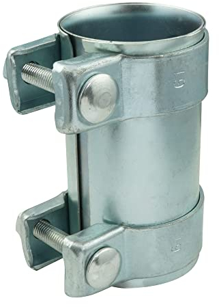 Ø 61x125mm / 2,375 Verstärkte Auspuff Rohrverbinder Doppelschelle für 60-62mm Auspuffrohr