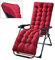 Atyhao Sonnenliege-Kissen, Dicke Ersatz-Garten-Sonnenliege-Kissen, Nur Lounge-Kissen-Auflage für Outdoor-Garten-Liege-Chaiselongue (Rotwein)