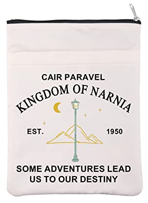 BAUNA Buchhülle Narnia Kingdom of Narnia Cair Paravel BM, Gelb, Bunt, Tuch, Reißverschluss