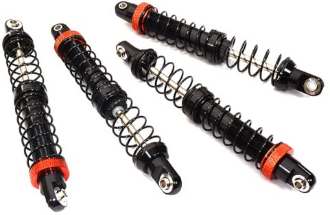 Integy RC-Modell-Legierung, CNC-gefräst, 120 mm Stoßdämpfer, entworfen für ferngesteuerte Modellautos und LKWs im Maßstab 1:10