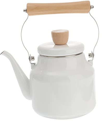 Cafetière en émail Théière vintage Théière turque Bouilloire portable Bouilloire en émail Bouilloire Verser sur la bouilloire à café Bouilloire vintage Bouilloire à eau Bouilloire à thé en émail Boui